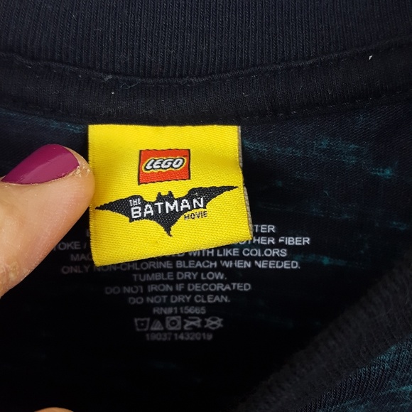 Batman Lego Jokerville Black Graphic Shirt XL - Picture 2 of 8